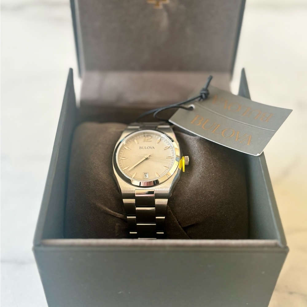 Bulova Women’s Stainless Steel Watch – Model 96M126 (Brand New in Box)